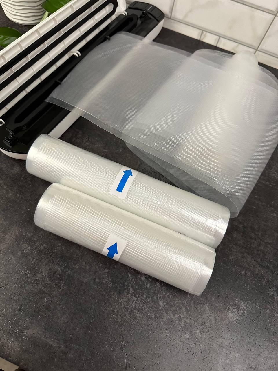 Пакети для вакууматора гофровані в рулоні 5 м х 20 см - фото 3 Пакети для вакууматора гофровані в рулоні 5 м х 20 см - фото 3