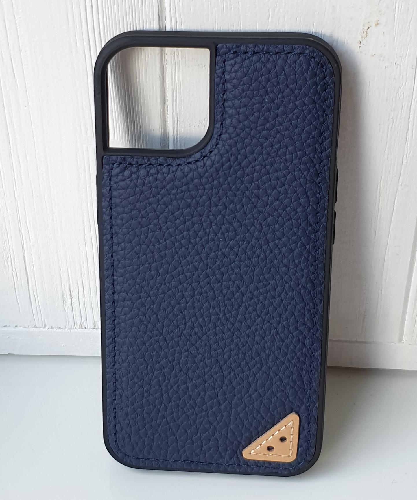 Чехол Melkco Premium Leather Case iPhone 13 blue Синий - фото 2