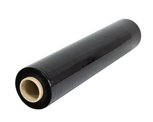 Стретч-пленка 20 мкн 250 мм х 160 м 0,72 кг Черный Стретч-пленка 20 мкн 250 мм х 160 м 0,72 кг Черный