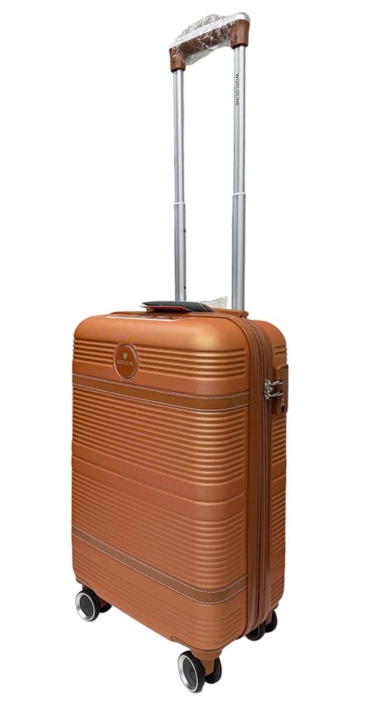 Валіза маленька ручна поклажа Worldline Airtex 629 ABS-пластик S Помаранчевий - фото 1 Валіза маленька ручна поклажа Worldline Airtex 629 ABS-пластик S Помаранчевий - фото 1