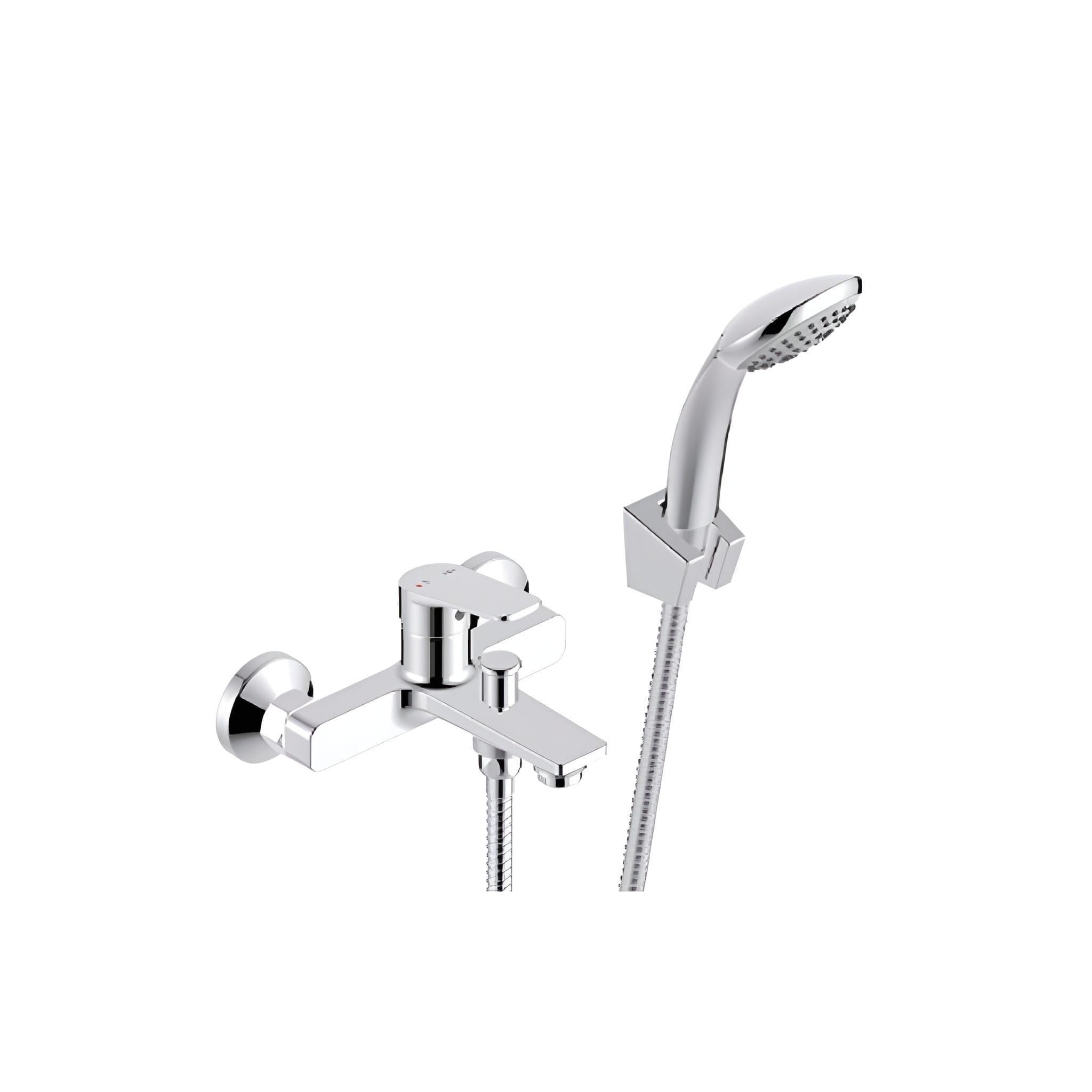 Смеситель для ванны KFA Armatura Luna New однорычажный с ручной лейкой Хром (4334-510-00)