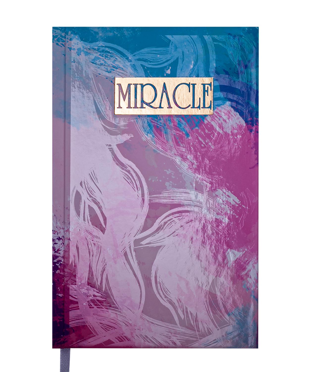 Ежедневник недатированный Buromax MIRACLE A6 288 страниц Фиолетовый (BM.2623-07)