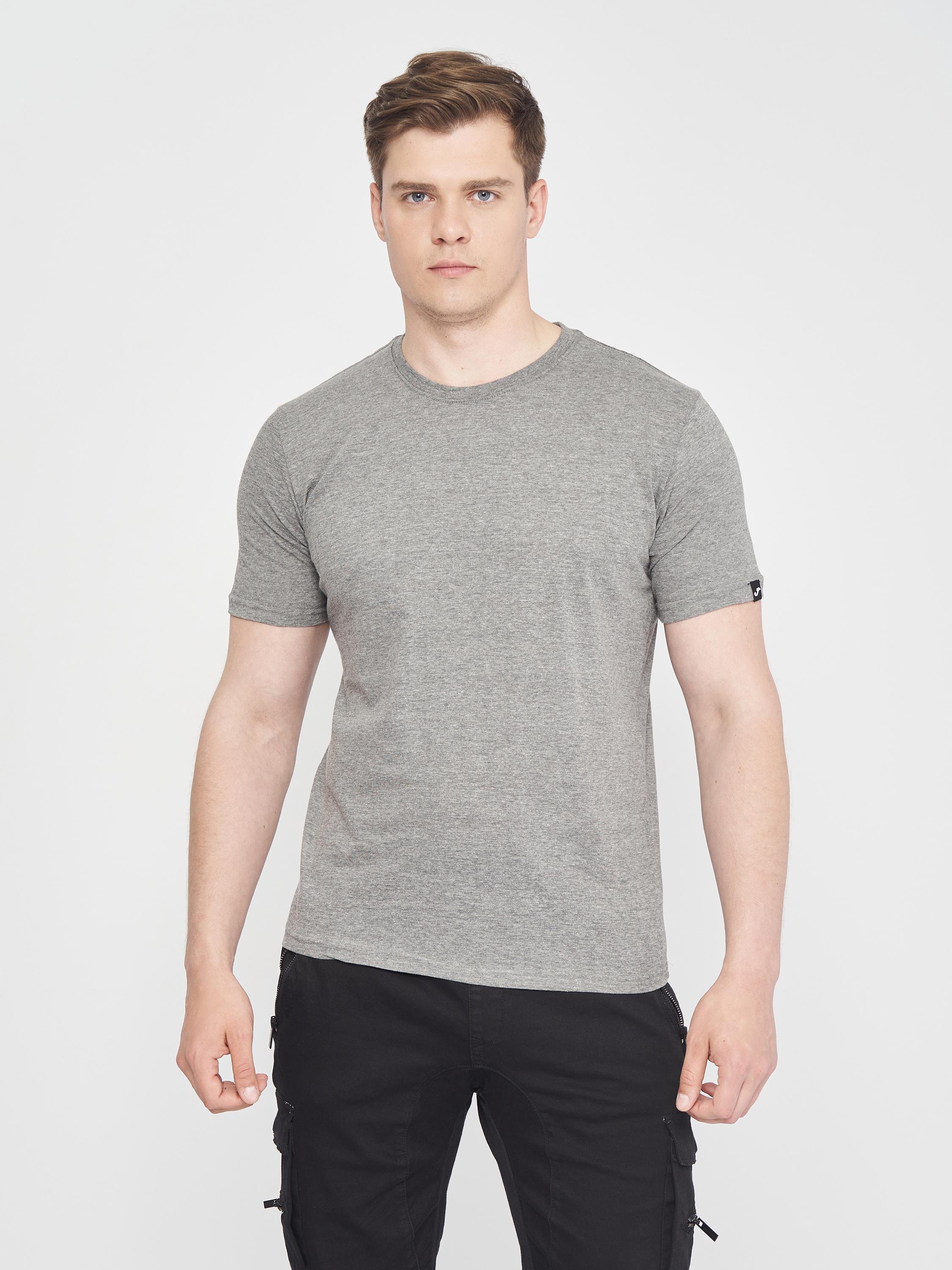 Футболка Joma 101739.280 Desert Short Sleeve T-Shirt XL Melange Gray (8424309416218) - фото 1