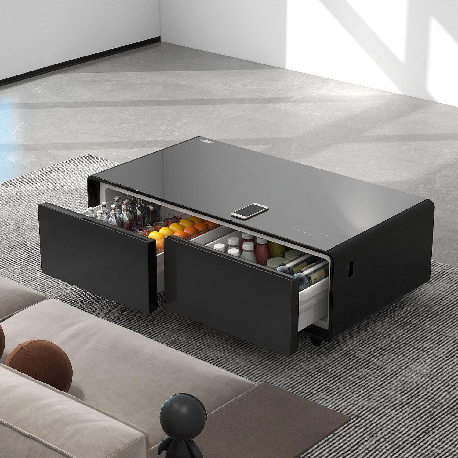 Журнальный стол умный с холодильником Primst TB135 135 л Черный (TB135LLVBL)
