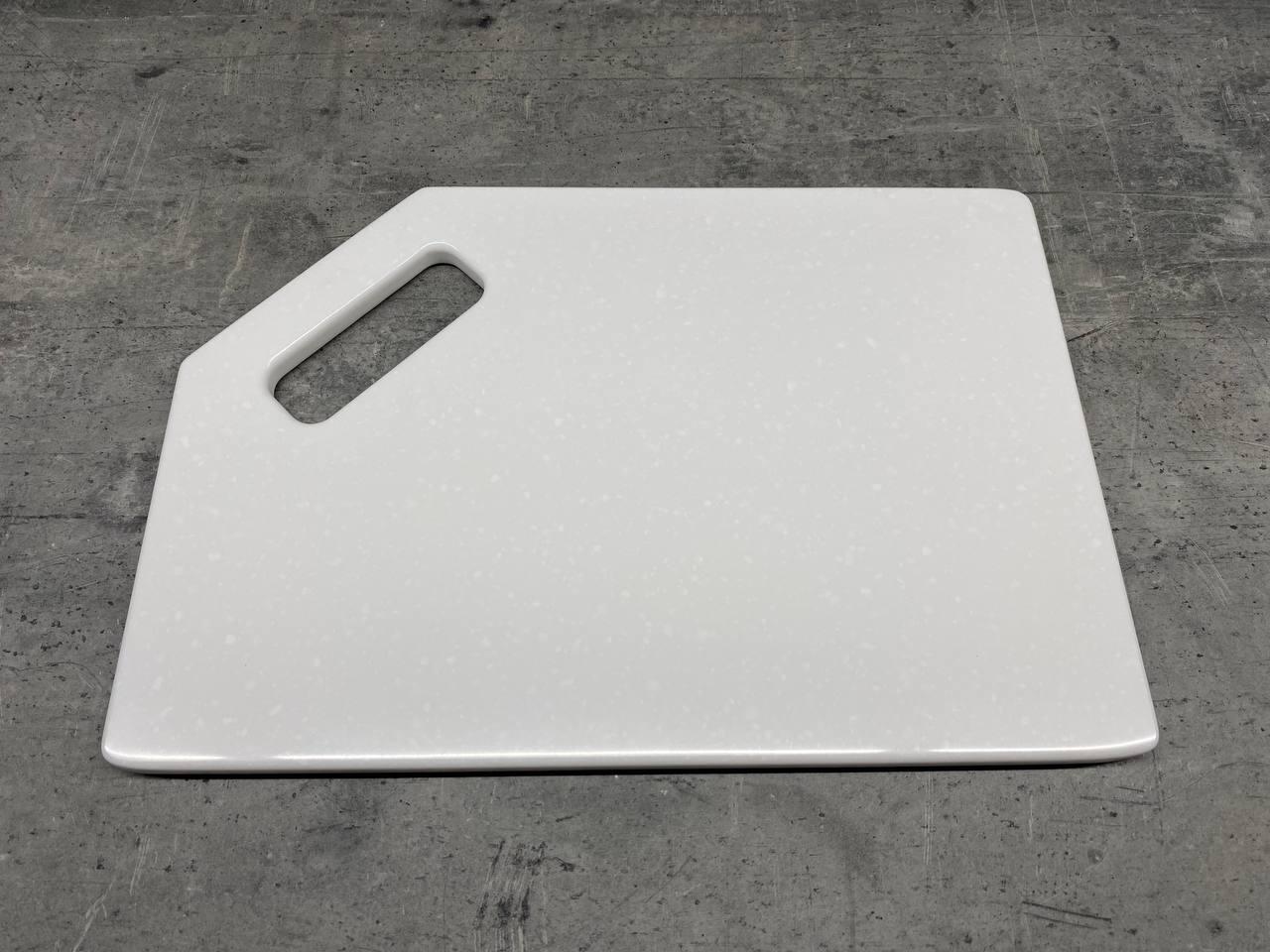 Дошка кухонна After Snow зі штучного акрилового каменю 320x220 мм (23855917) - фото 2 Дошка кухонна After Snow зі штучного акрилового каменю 320x220 мм (23855917) - фото 2