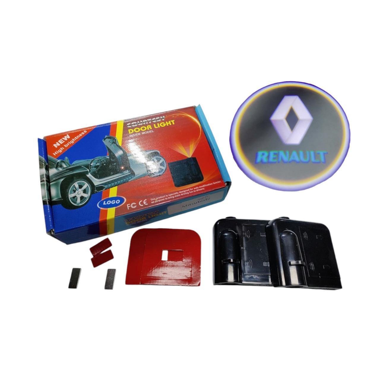 Підсвічування світлодіодне на двері автомобіля з логотипом RENAULT (1773669822) - фото 4 Підсвічування світлодіодне на двері автомобіля з логотипом RENAULT (1773669822) - фото 4