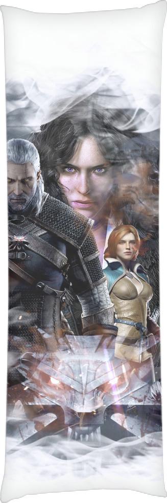 Подушка дакимакура The Witcher 21 60x180 см (14102185)