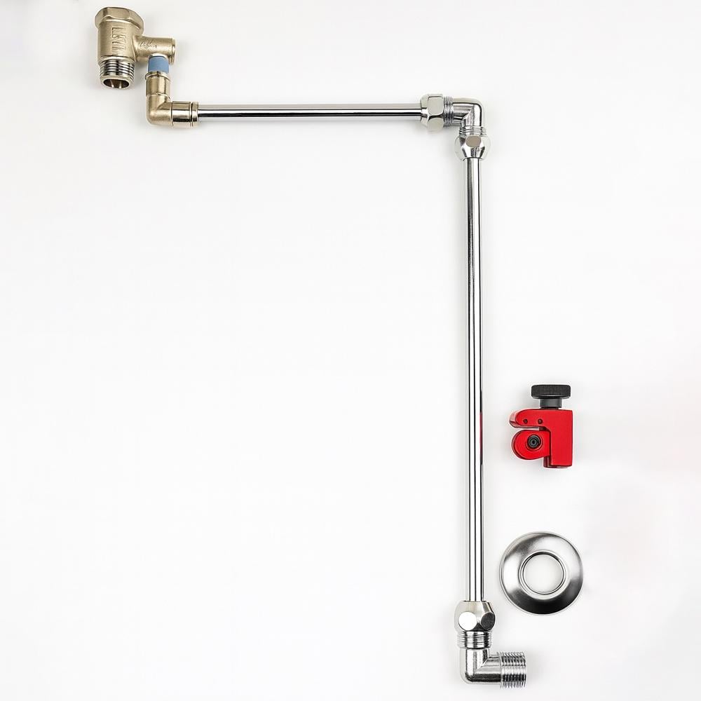 Система сливная Boiler Series LR-500 с розеткой Хром (28689962)