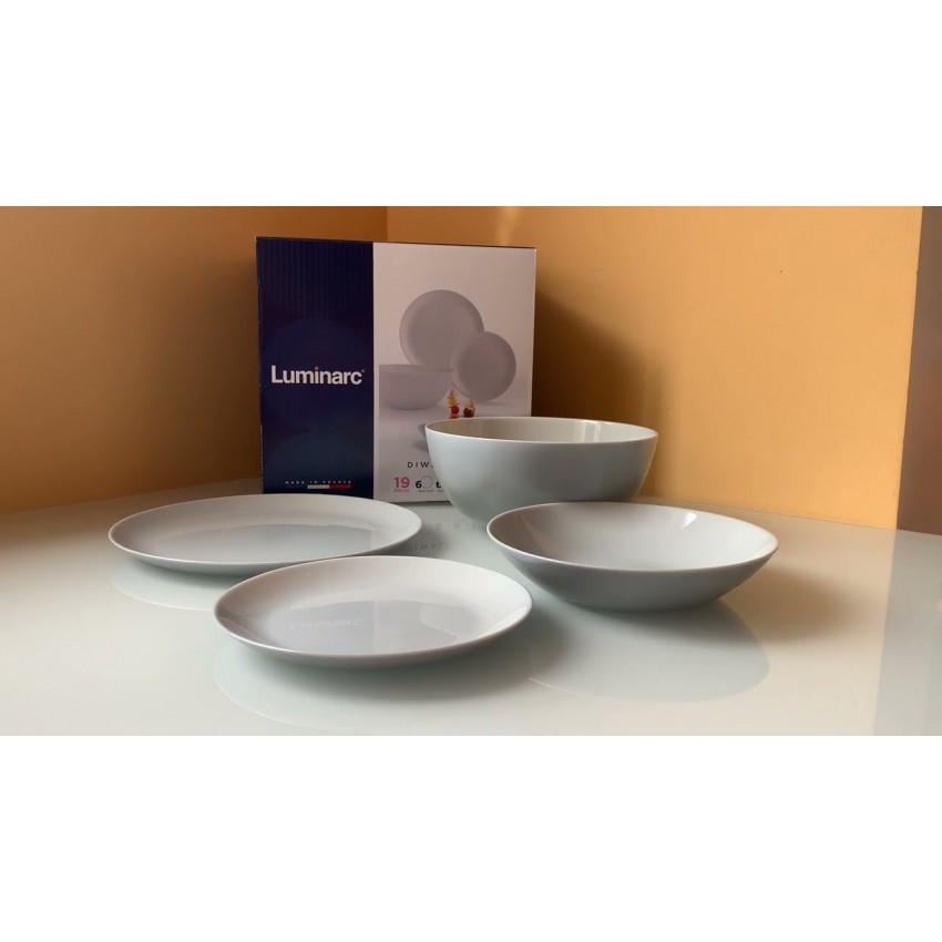 Столовый сервиз Luminarc Diwali 2920N LUM 19 предметов Granit (2767146401) - фото 3 Столовый сервиз Luminarc Diwali 2920N LUM 19 предметов Granit (2767146401) - фото 3