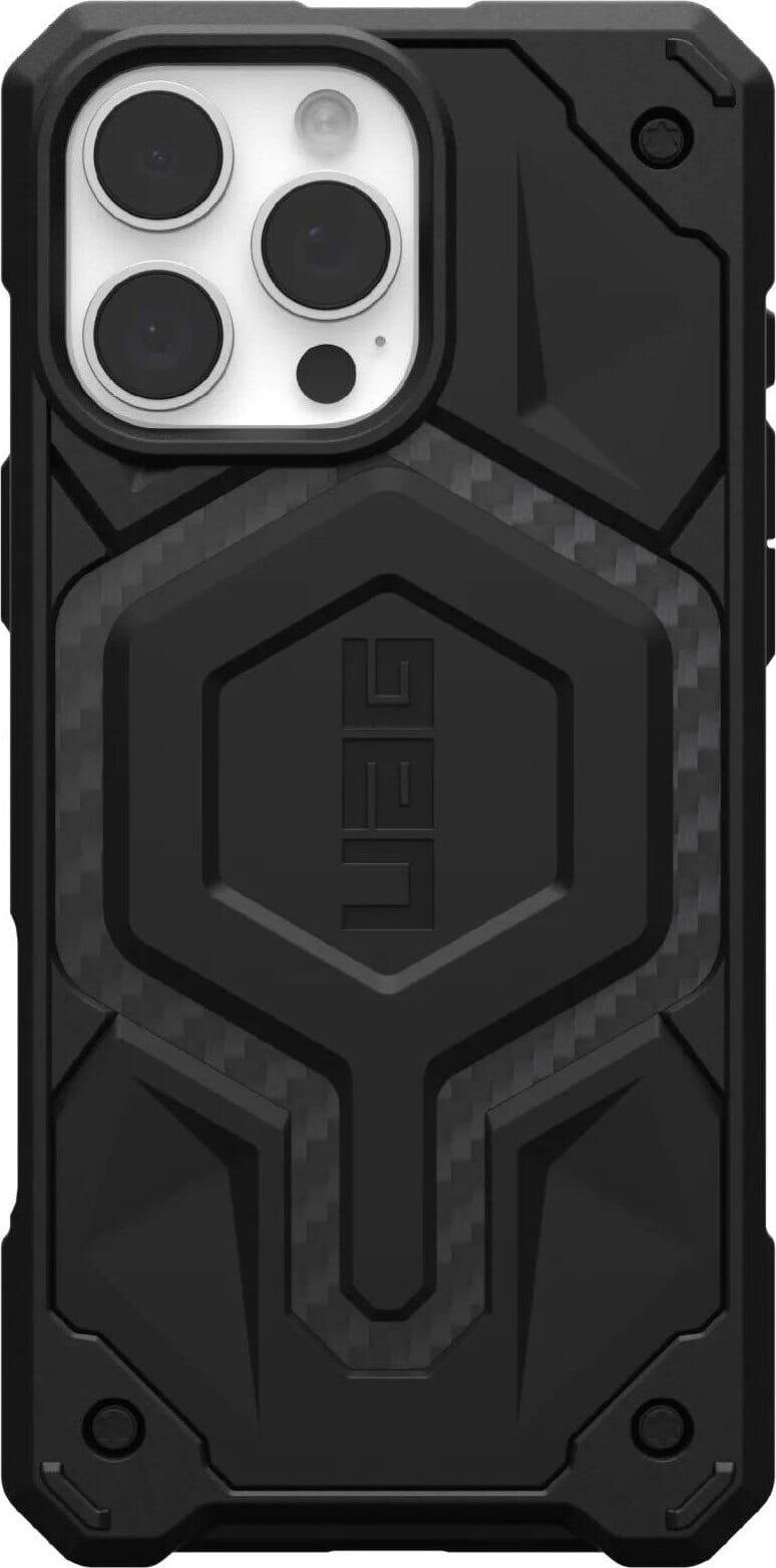 Чохол протиударний UAG Monarch для Iphone 16 Pro Max (6.9") Carbon Fiber 114457114242