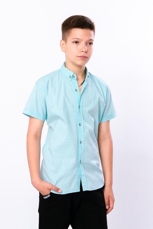 Сорочка для хлопчика підліткова р. 16 Блакитний (43362-v22) Сорочка для хлопчика підліткова р. 16 Блакитний (43362-v22)