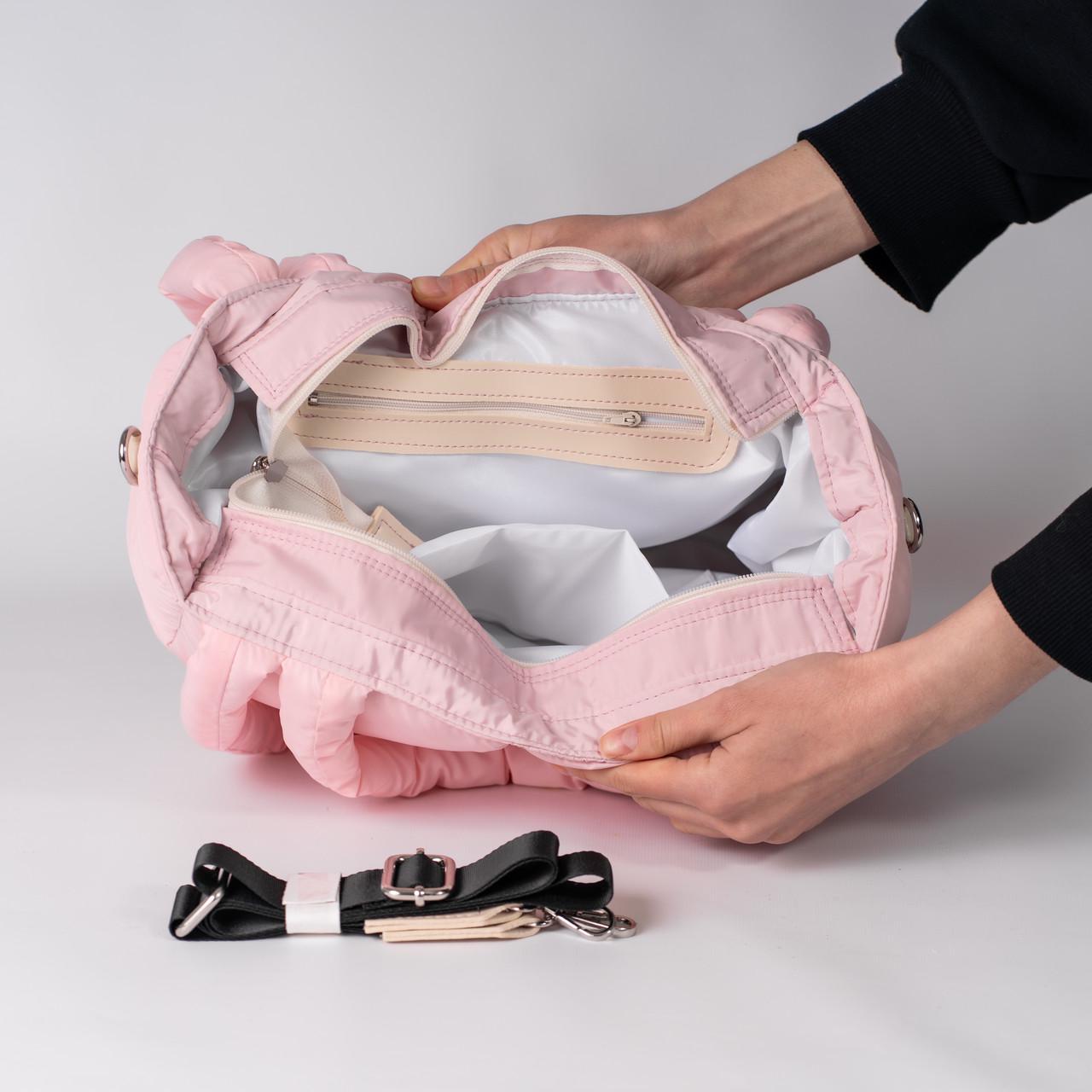 Сумка жіноча шопер XENIA № 14-24 Рожевий - фото 3