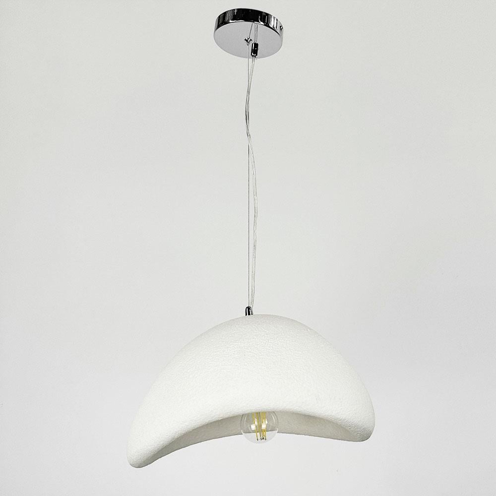 Світильник-хмара з гіпсовим корпусом 40х32х24 см Білий (MJ215-400 WT) - фото 1