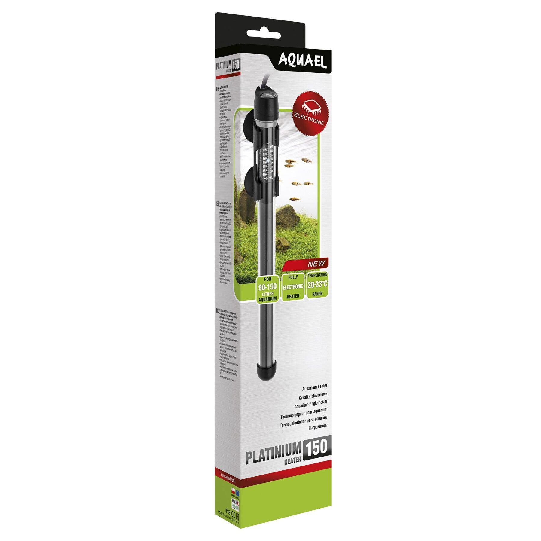 Терморегулятор Aquael Platinum Heater 150W с электронным термостатом 28,5 см (121218)
