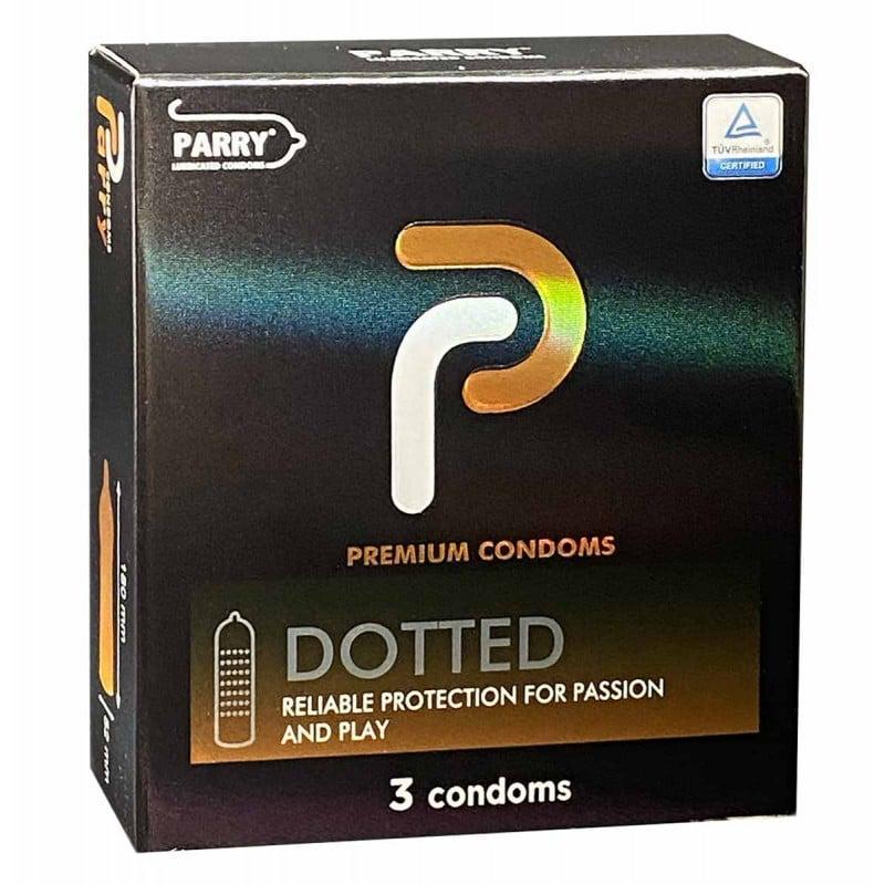 Презервативы с точечной структурой Parry Dotted 3 шт. (000006717)