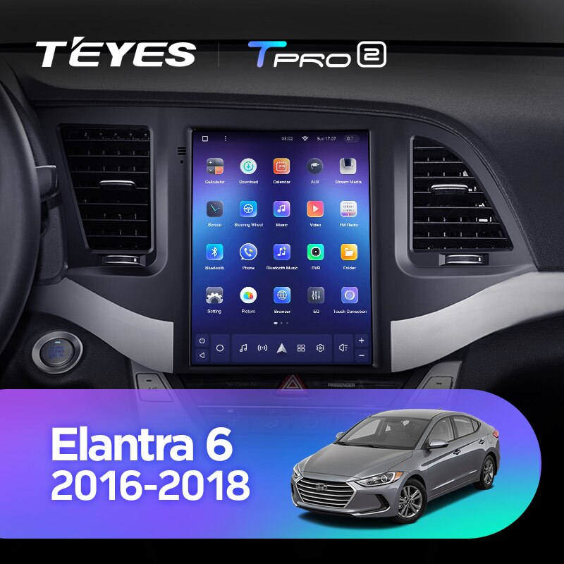 Автомагнитола штатная Teyes TPRO 2 для Hyundai Elantra 6 2016-2018 Tesla style Android TPRO2 3/32 Wi-Fi/4G комплектация В - фото 4 Автомагнитола штатная Teyes TPRO 2 для Hyundai Elantra 6 2016-2018 Tesla style Android TPRO2 3/32 Wi-Fi/4G комплектация В - фото 4