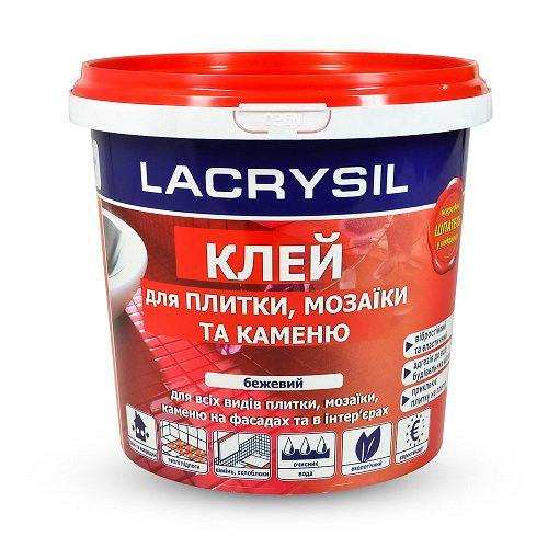 Клей монтажний акриловий Lacrysil для плитки/мозаїки/каменю 1,5 кг (172223)