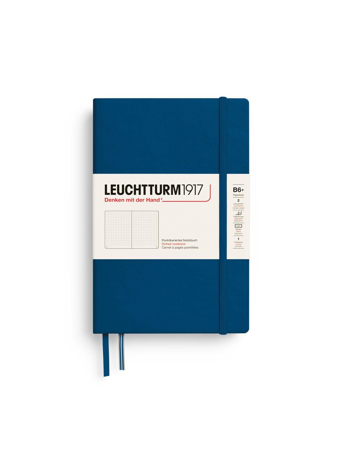 Блокнот LEUCHTTURM1917 Paperback B6+ Indigo Точка (400549)