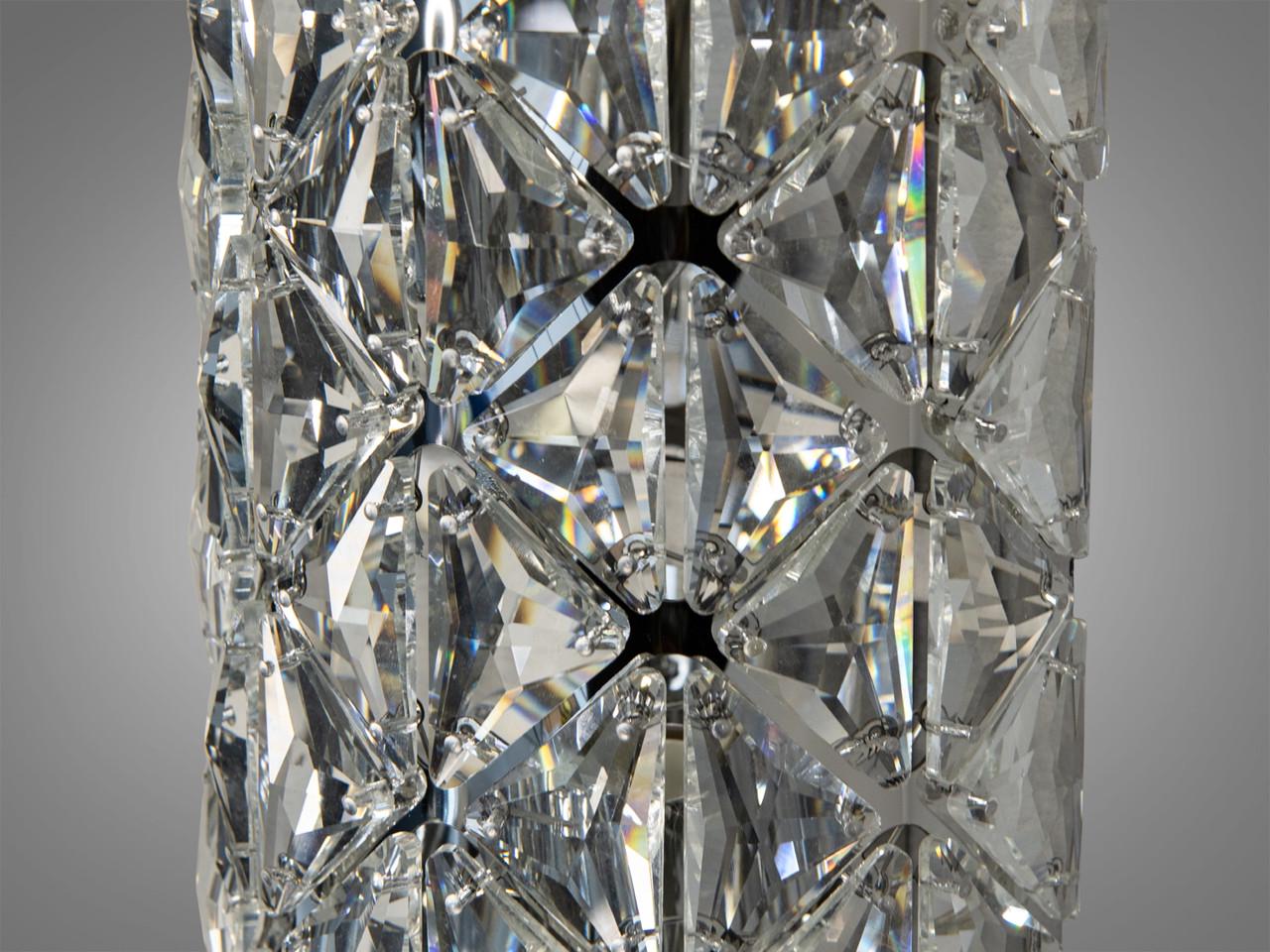 Бра вертикальный для гостиной Diasha 9133-B420CH хруст.аль Серебряный (2816779383) - фото 3 Бра вертикальный для гостиной Diasha 9133-B420CH хруст.аль Серебряный (2816779383) - фото 3