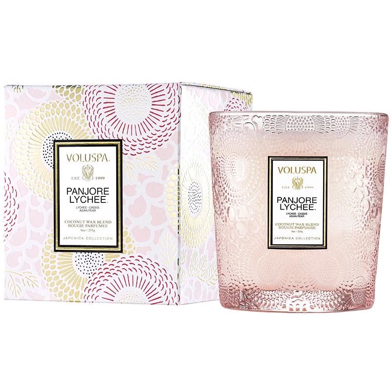 Свеча ароматическая Voluspa Japonica Panjore Lychee 255 г стеклянный стакан (111004528)