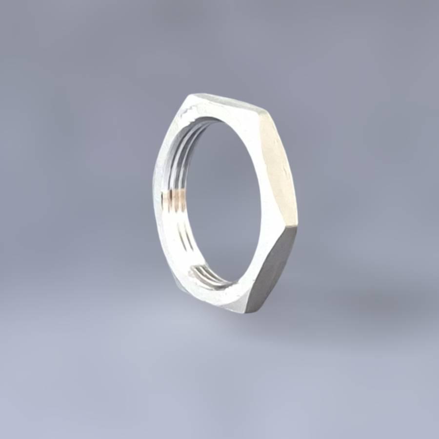 Контргайка муфтовая нержавеющая Ду40 1"1/2 н/ж сталь AISI304, резьба BSPP G1.5" Class 150 (PN20) - фото 4 Контргайка муфтовая нержавеющая Ду40 1"1/2 н/ж сталь AISI304, резьба BSPP G1.5" Class 150 (PN20) - фото 4