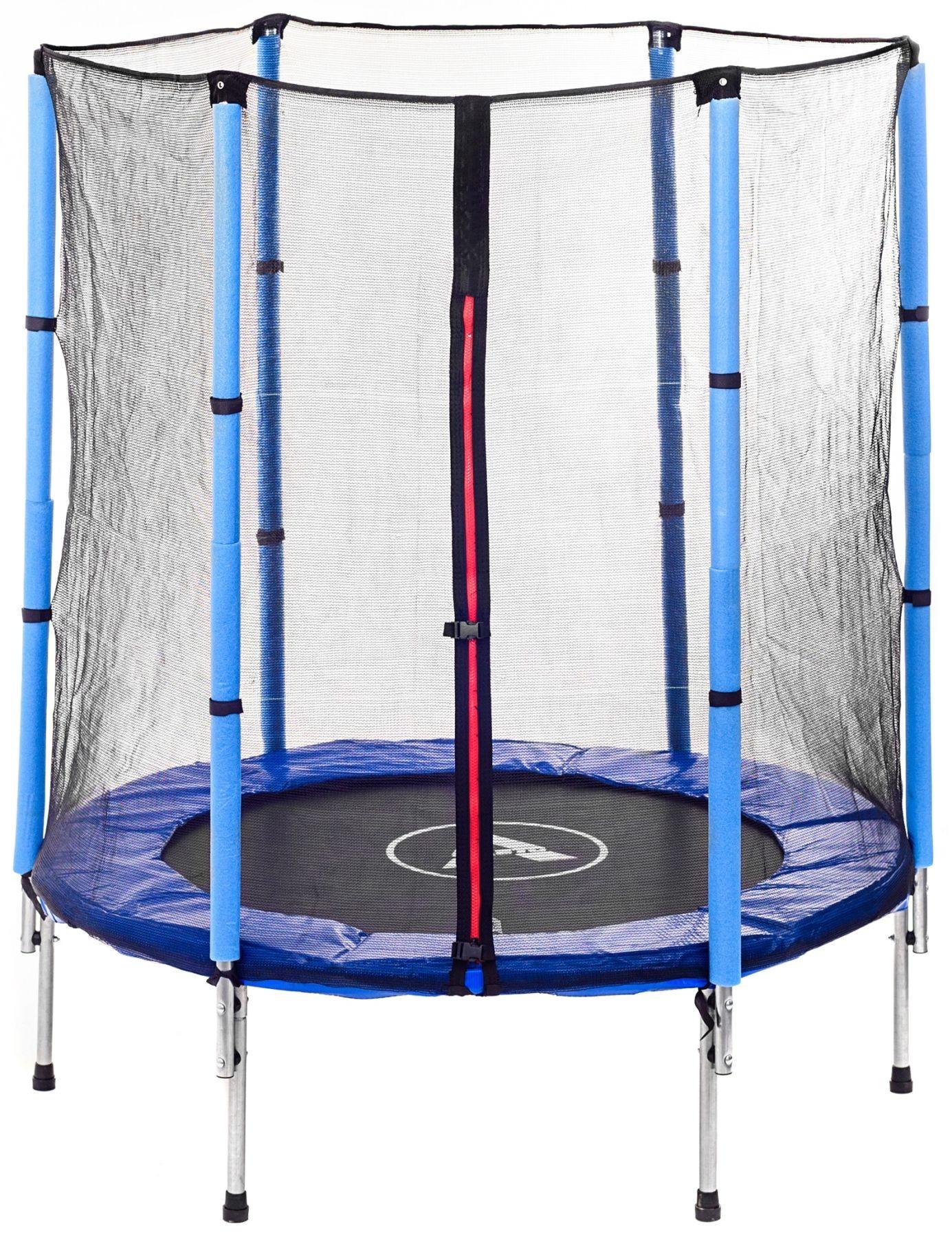 Батут Atleto з зовнішньої сіткою 140 см Синій - фото 4 Батут Atleto з зовнішньої сіткою 140 см Синій - фото 4