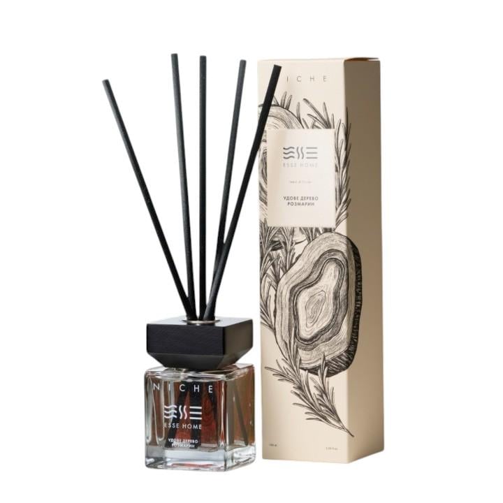 Аромадиффузор Esse для дома Home Niche Удовое дерево и Розмарин 100 мл (2192116391) - фото 1 Аромадиффузор Esse для дома Home Niche Удовое дерево и Розмарин 100 мл (2192116391) - фото 1