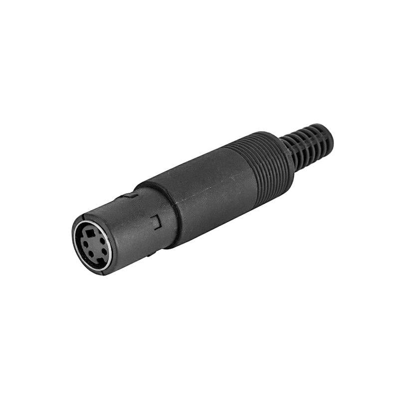Гнездо mini DIN 4pin на кабель (A163006) Гнездо mini DIN 4pin на кабель (A163006)