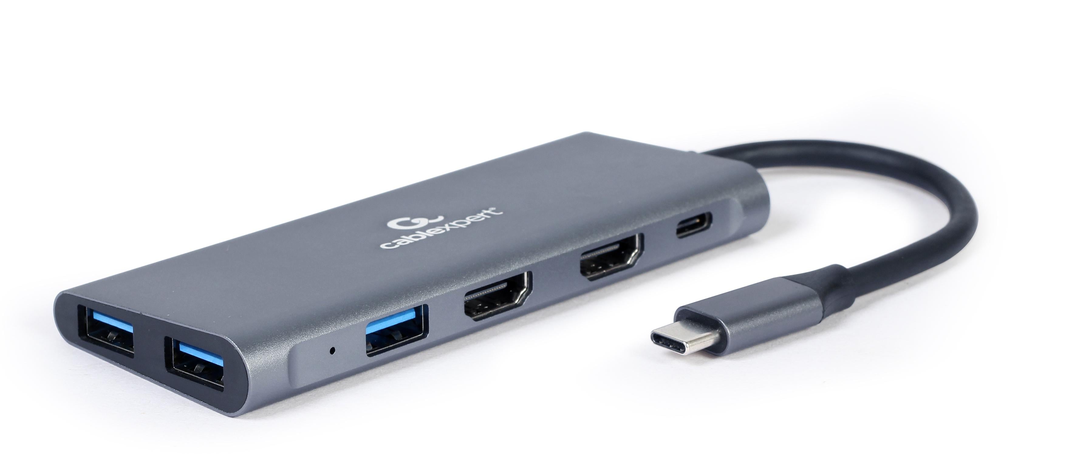 Концентратор Cablexpert 3в1 USB-C HUB/HDMI/PD (A-CM-COMBO3-01) Концентратор Cablexpert 3в1 USB-C HUB/HDMI/PD (A-CM-COMBO3-01)