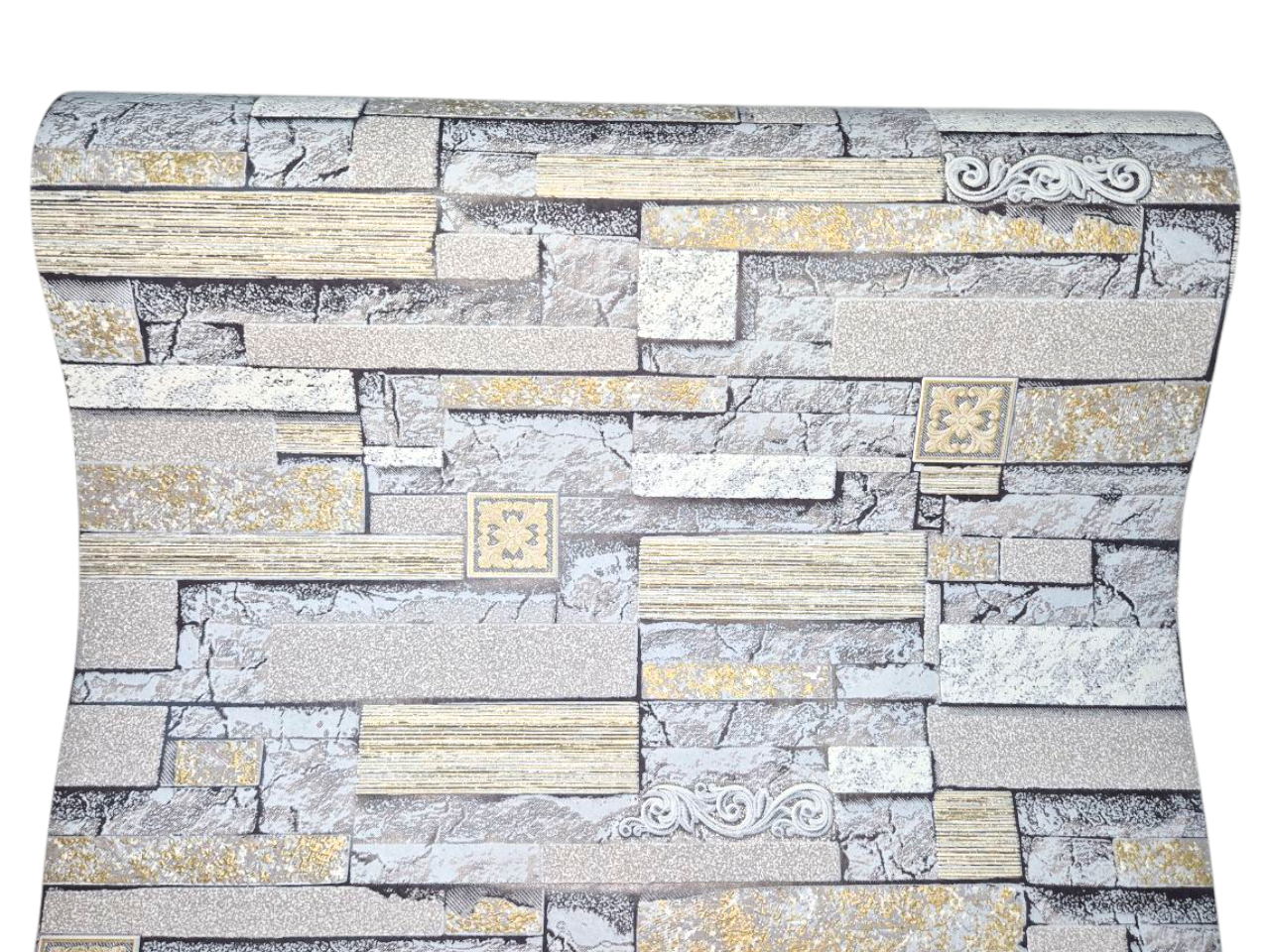 Шпалери вінілові Слов'янські шпалери 9408-03 для коридору/вітальні/кухні/спальні 10,05x0,53 м Сірий (2526217243) - фото 2 Шпалери вінілові Слов'янські шпалери 9408-03 для коридору/вітальні/кухні/спальні 10,05x0,53 м Сірий (2526217243) - фото 2