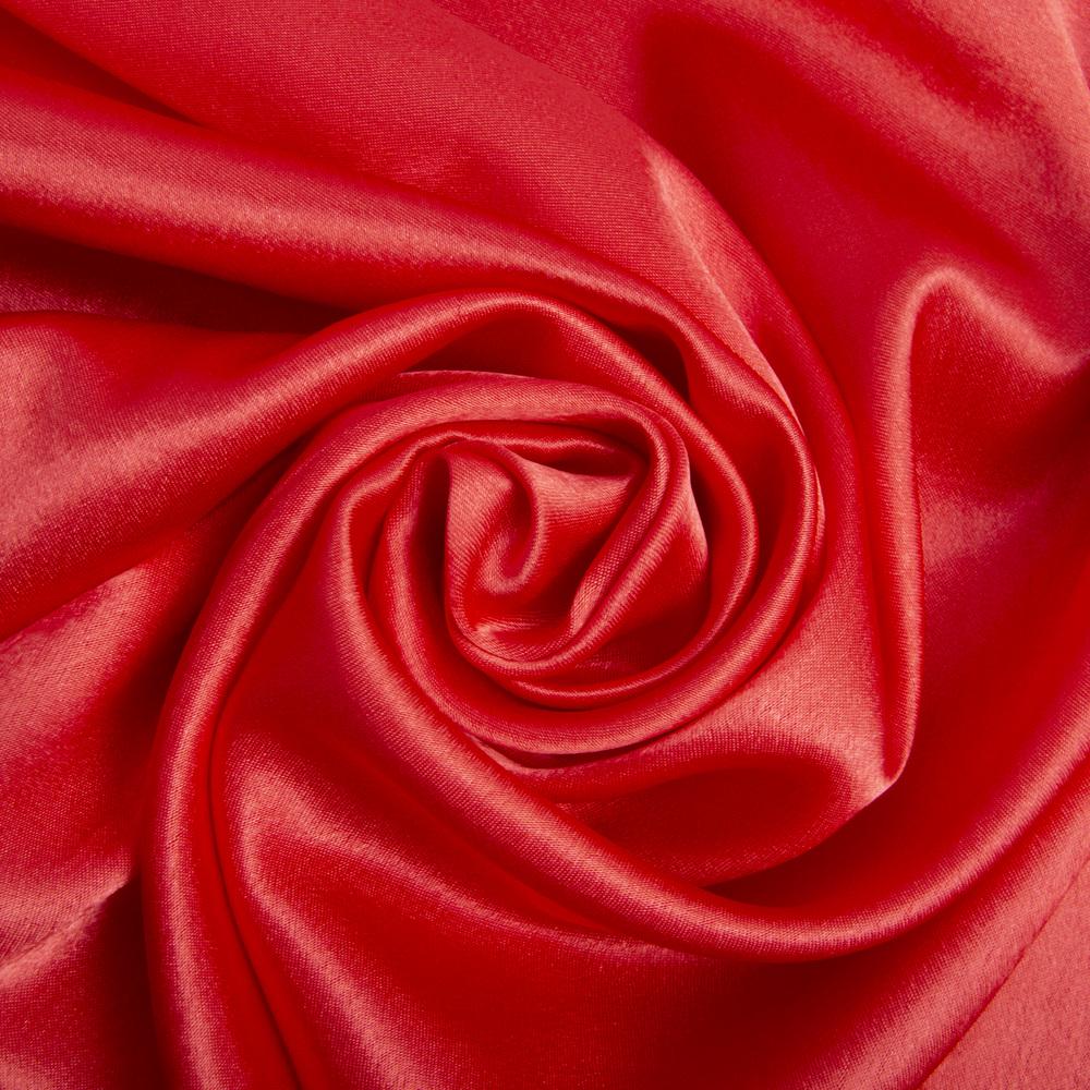 Ткань костюмная креп-сатин Коралловый Ткань костюмная креп-сатин Коралловый