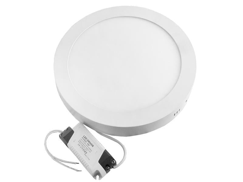 Светильник светодиодный накладной Lemanso DownLight круглый 2700К 18 Вт (25232221)