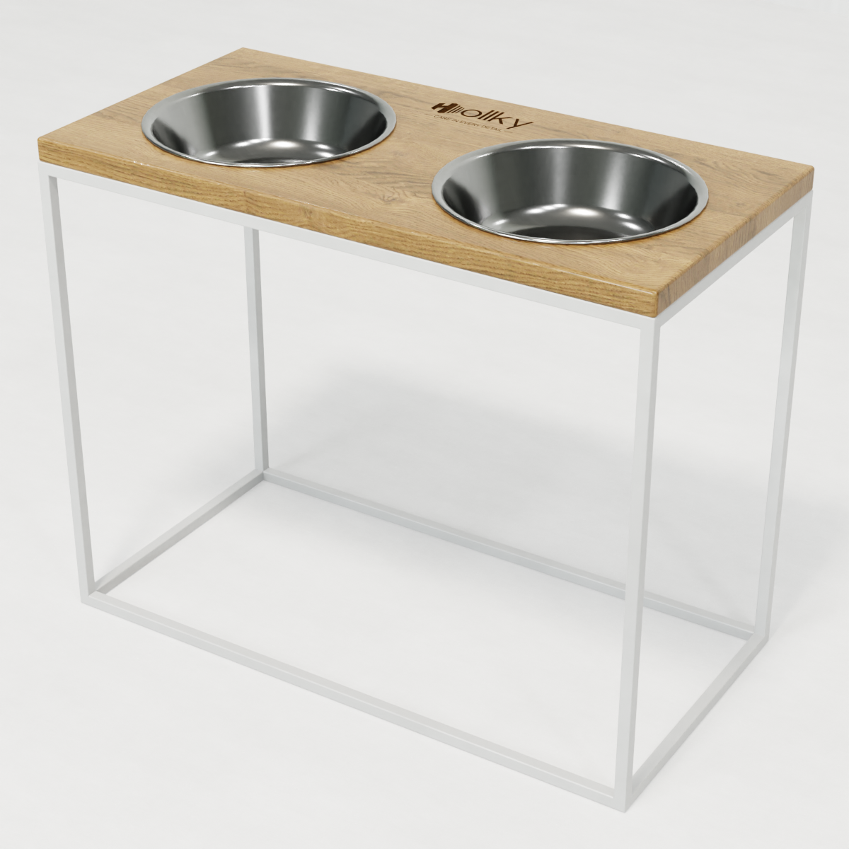 Миски на подставке для больших собак Hollky Base XL20 2х1,8 л (BXL40-522640-WHNT) - фото 9 Миски на подставке для больших собак Hollky Base XL20 2х1,8 л (BXL40-522640-WHNT) - фото 9