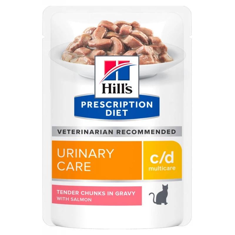 Корм для кошек влажный Hill's PD Urinary Care c/d с лососем 85 г (052742340807)