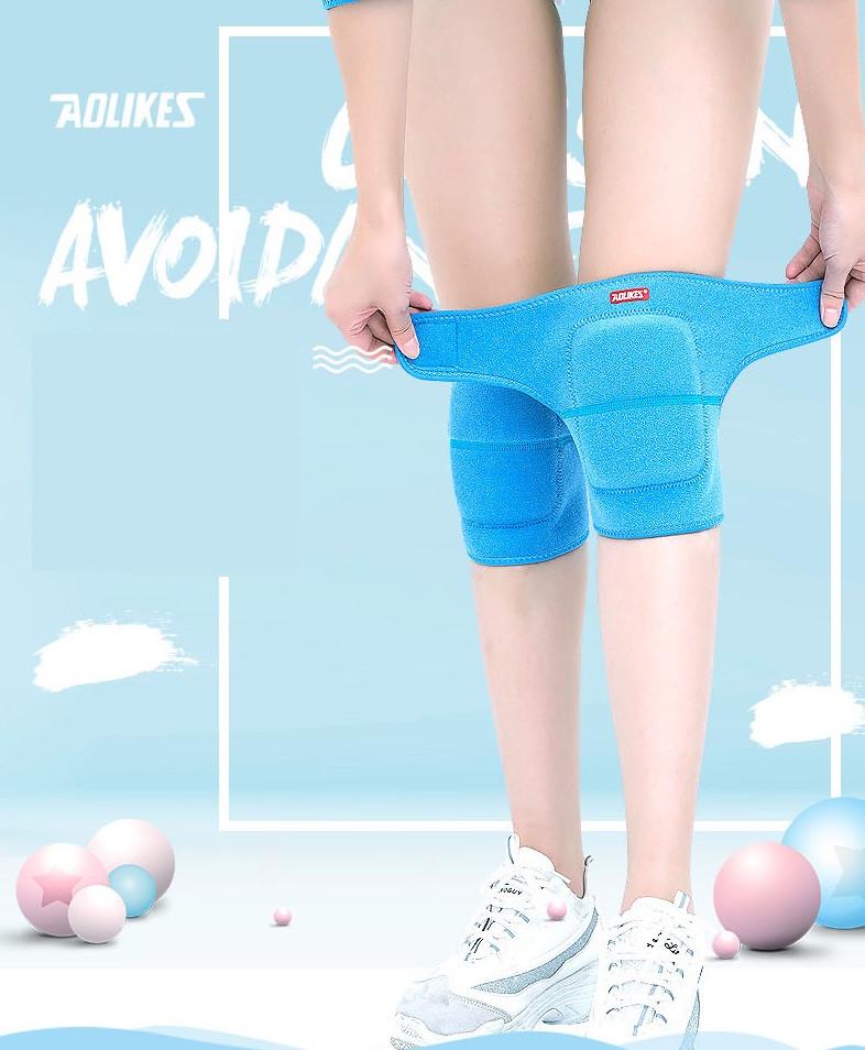 Наколінник Aolikes еластичний фіксатор суглоба 2 шт. Синій (01327) - фото 5 Наколінник Aolikes еластичний фіксатор суглоба 2 шт. Синій (01327) - фото 5