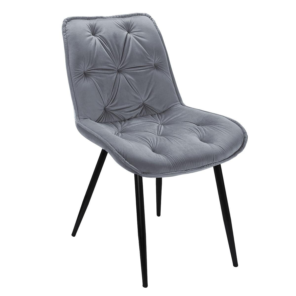 Кухонный стул Fly F-4 из металла/ткань велюр Серый (48304)