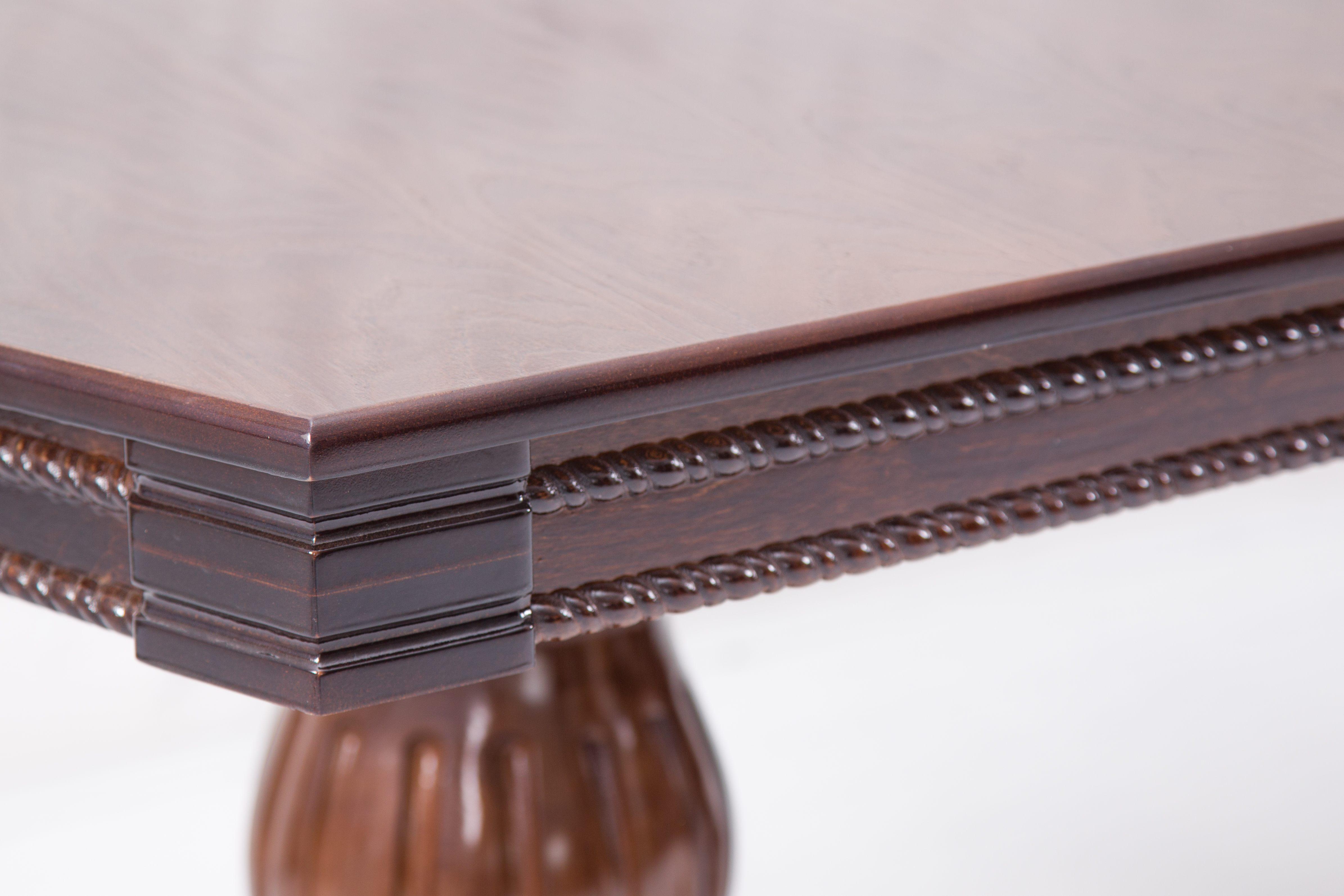 Обеденный стол-трансформер раскладной Comfort Line Цезарь Орех (CSRDN-241) - фото 5 Обеденный стол-трансформер раскладной Comfort Line Цезарь Орех (CSRDN-241) - фото 5