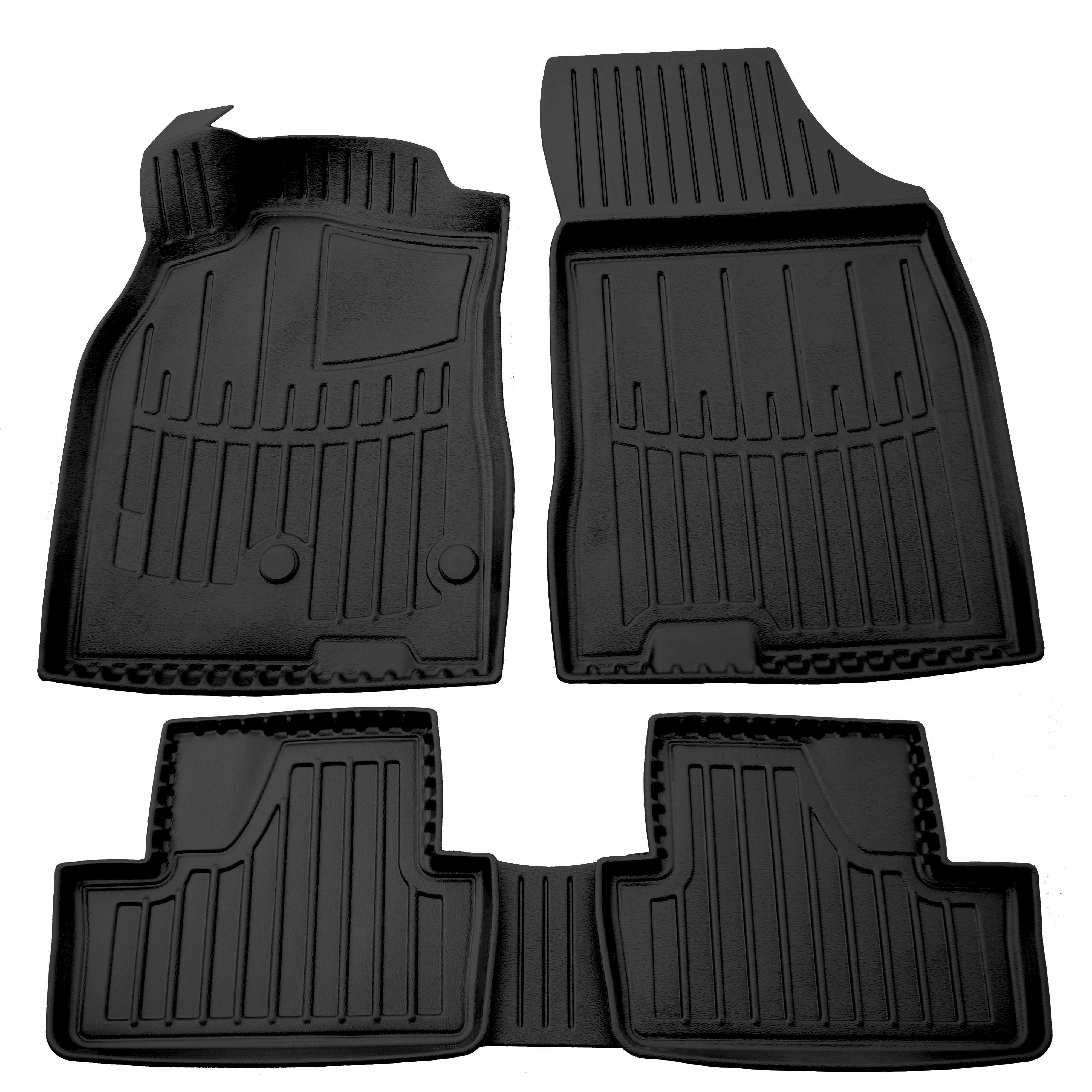Коврики Stingray 3D для Renault Megane III 2009-2016 рр. полиуретан 5 шт. Черный (158561)