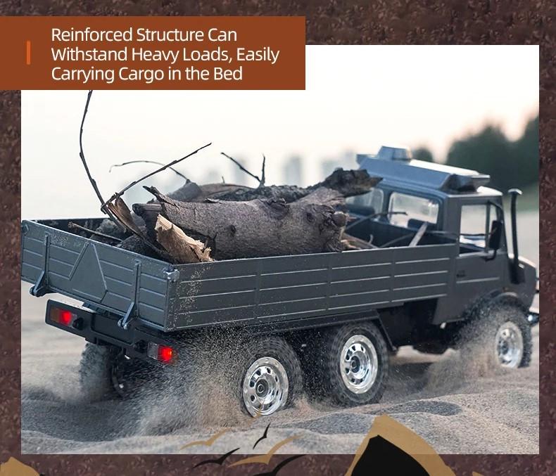 Машина радіокерована JJRC C8823 Mercedes Unimog 6x6 Сірий - фото 4 Машина радіокерована JJRC C8823 Mercedes Unimog 6x6 Сірий - фото 4