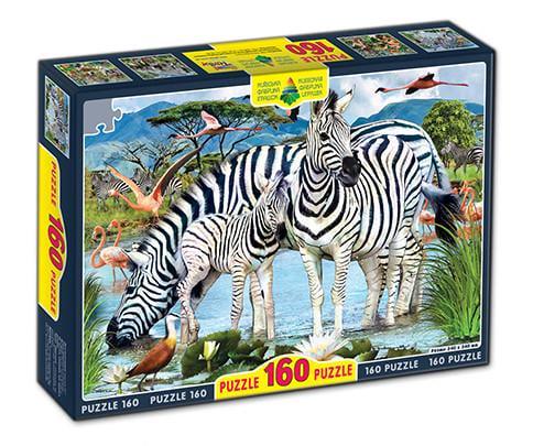 Пазли Зебри 160 ел. (Ен.2975)