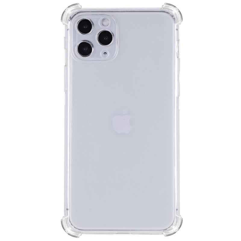 Противоударный TPU чехол GETMAN Ease logo усиленные углы Full Camera для Apple iPhone 12 Pro Max (6.7") Бесцветный (прозрачный)