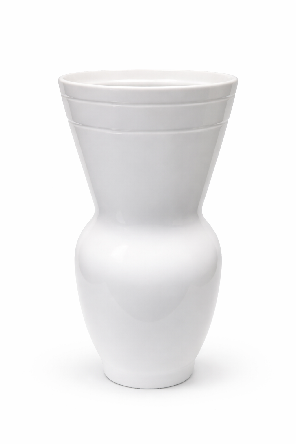 Ваза керамическая напольная 45х21 см Белый (2862261875)