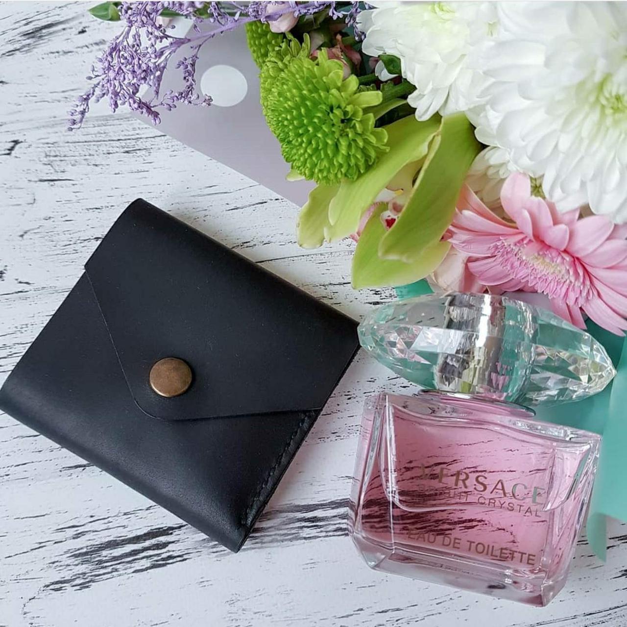 Кошелек кожаный с монетницей Stedley Mini 2 Черный (30640916)