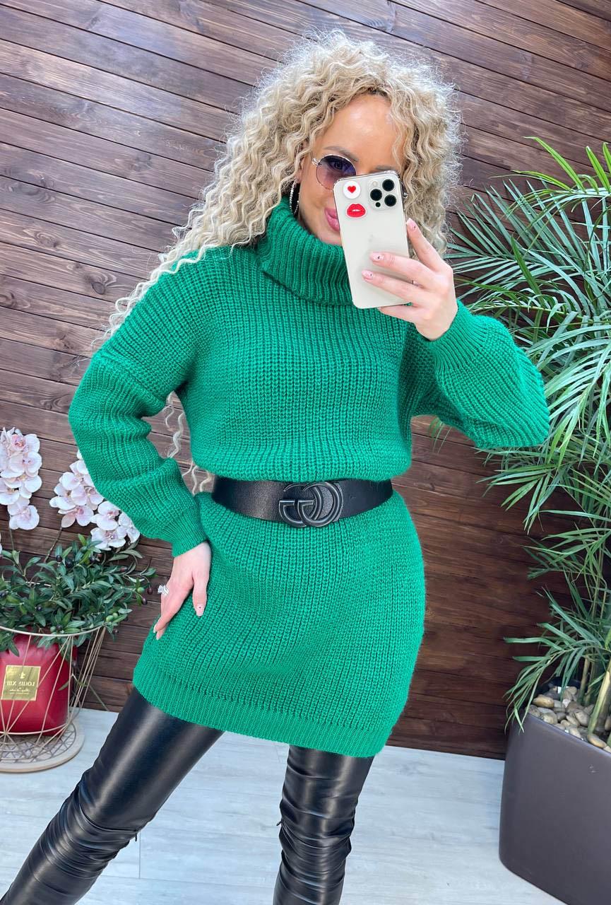 Платье туника Ариадное р. 44-54 Зеленый (3901)