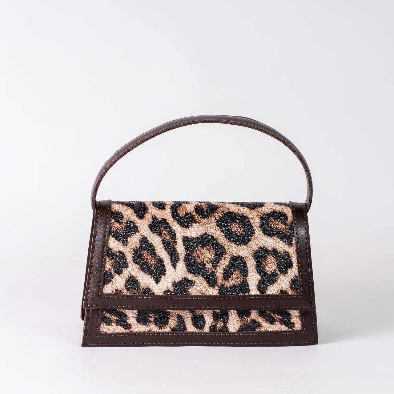 Сумка женская кросс-боди леопард XENIA № 36-24 из эко-кожи