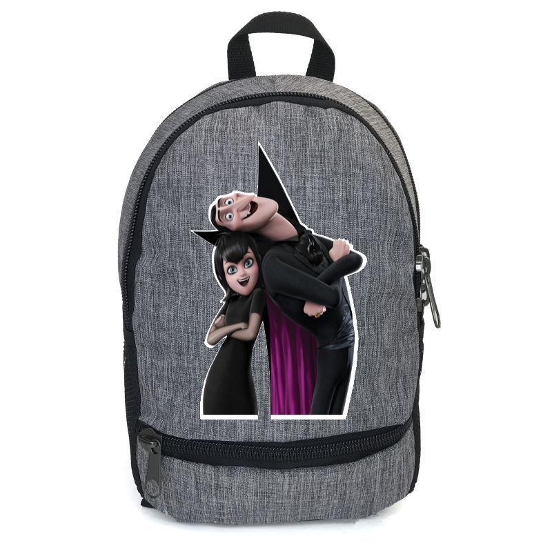 Школьный рюкзак подростковый Cappucino Toys MSR 005-gry с принтом Монстры на каникулах 12,5 л Серый (1658851595)