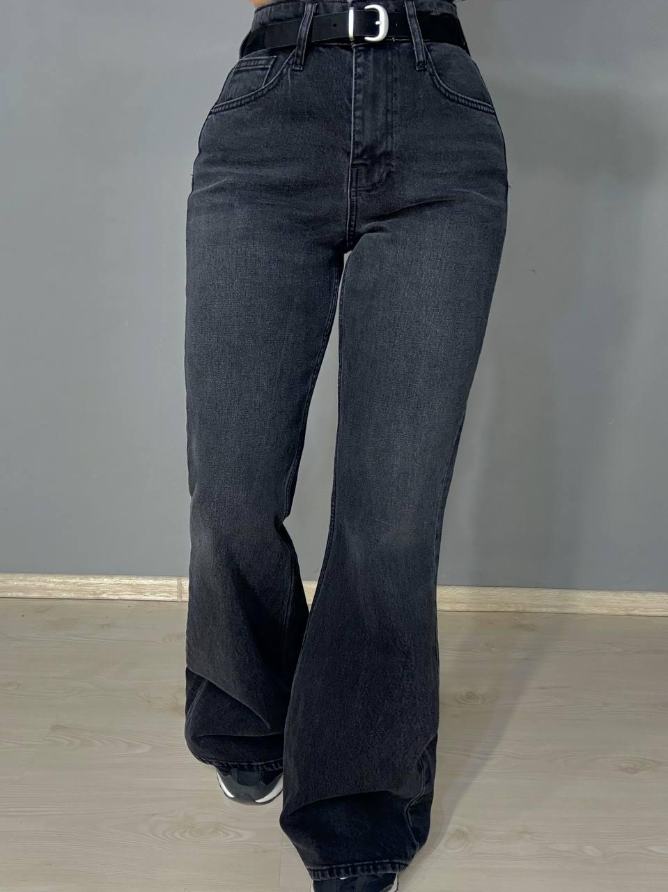 Джинси жіночі Cracpot 1563 кльош mom flare з ременем р. 28 Чорний (5521) - фото 6 Джинси жіночі Cracpot 1563 кльош mom flare з ременем р. 28 Чорний (5521) - фото 6