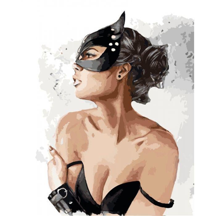 Картина по номерам Идейка Игривая кошечка 40x50 см (skl-КНО4510)