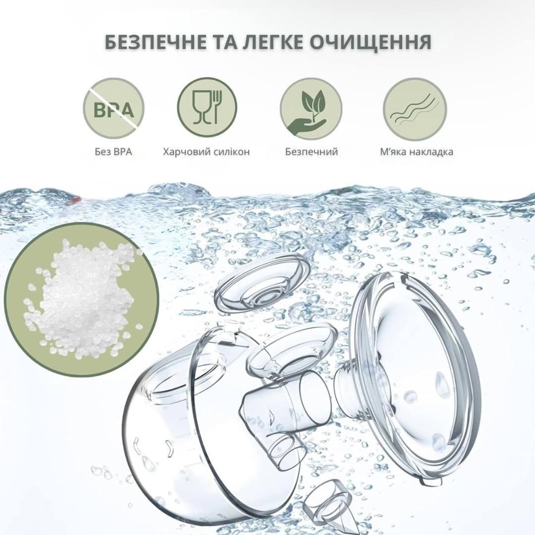 Молоковідсмоктувач електричний Bodasan бездротовий ультра тихий з ефектом масажу (MY-376) - фото 5 Молоковідсмоктувач електричний Bodasan бездротовий ультра тихий з ефектом масажу (MY-376) - фото 5