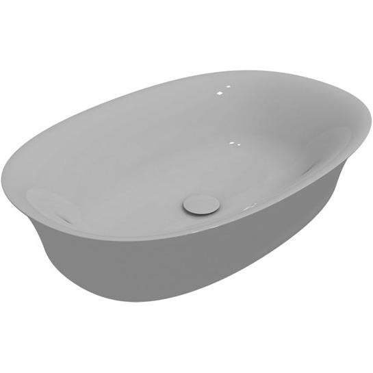 Умывальник накладной GSG Flut 600x400 овальный, белый (FLLAVFS60)